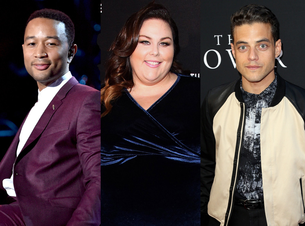 John Legend, Rami Malek, Chrissy Metz John Legend, Rami Malek, Chrissy Metz